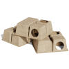 Paquet de trois cachettes compostables pour chambre de hamster