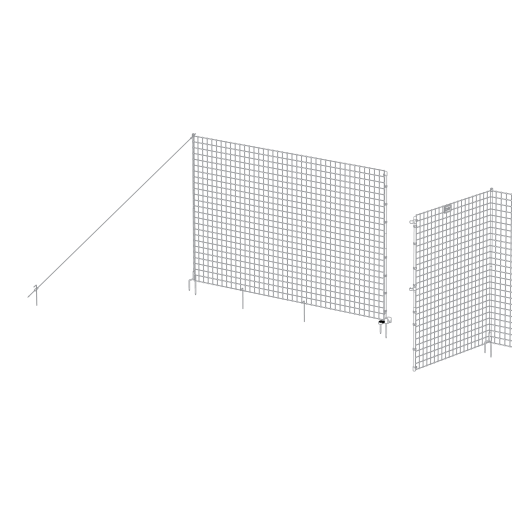 Omlet clôtures pour poulets - pince pour le plancher du portail (078.1003)