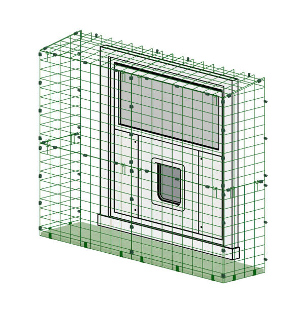 panneau et box de fenêtre pour système de tunnel pour Catio