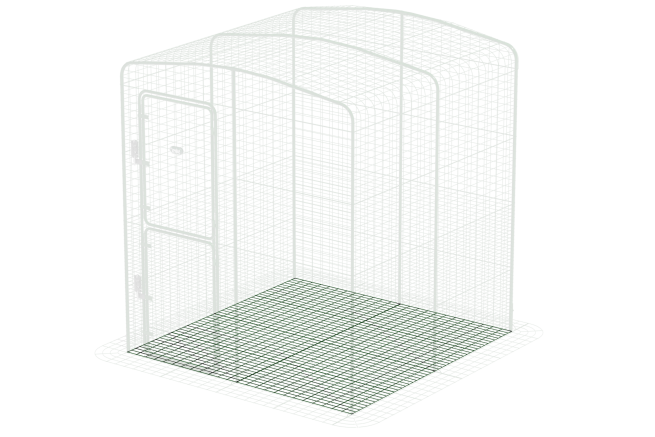 Rabbit run underfloor mesh