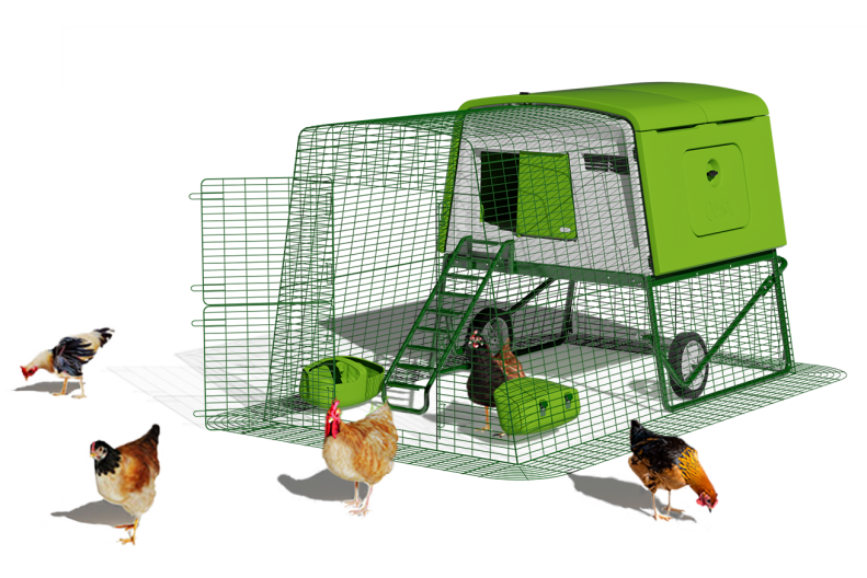 Eglu Cube grand poulailler pouvant accueillir jusqu'à 10 poules