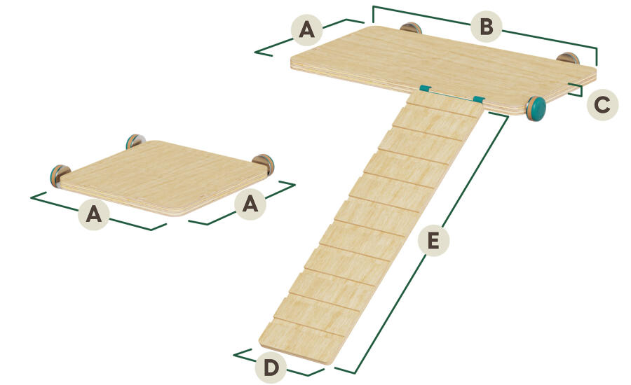 Plates-formes et rampes pour hamster