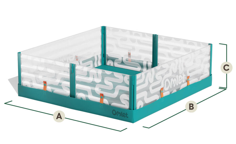 Dimensions du petit parc à hamster