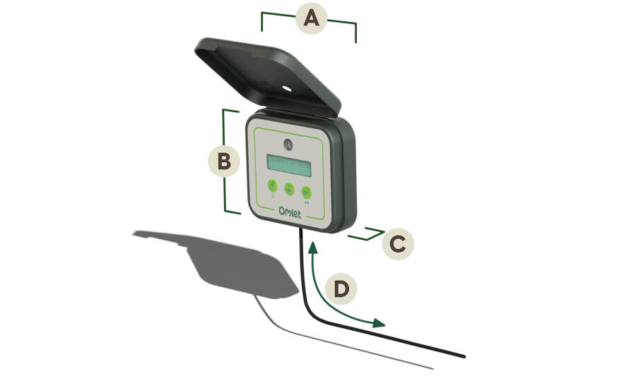 Dimensions du panneau de contrôle smart Autodoor 